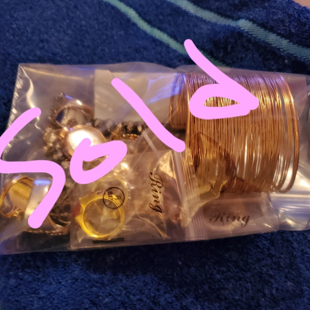 Bag of costume jewelry